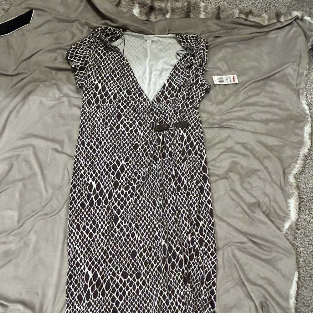 Charter club  Snakeskins print sleeveless dress